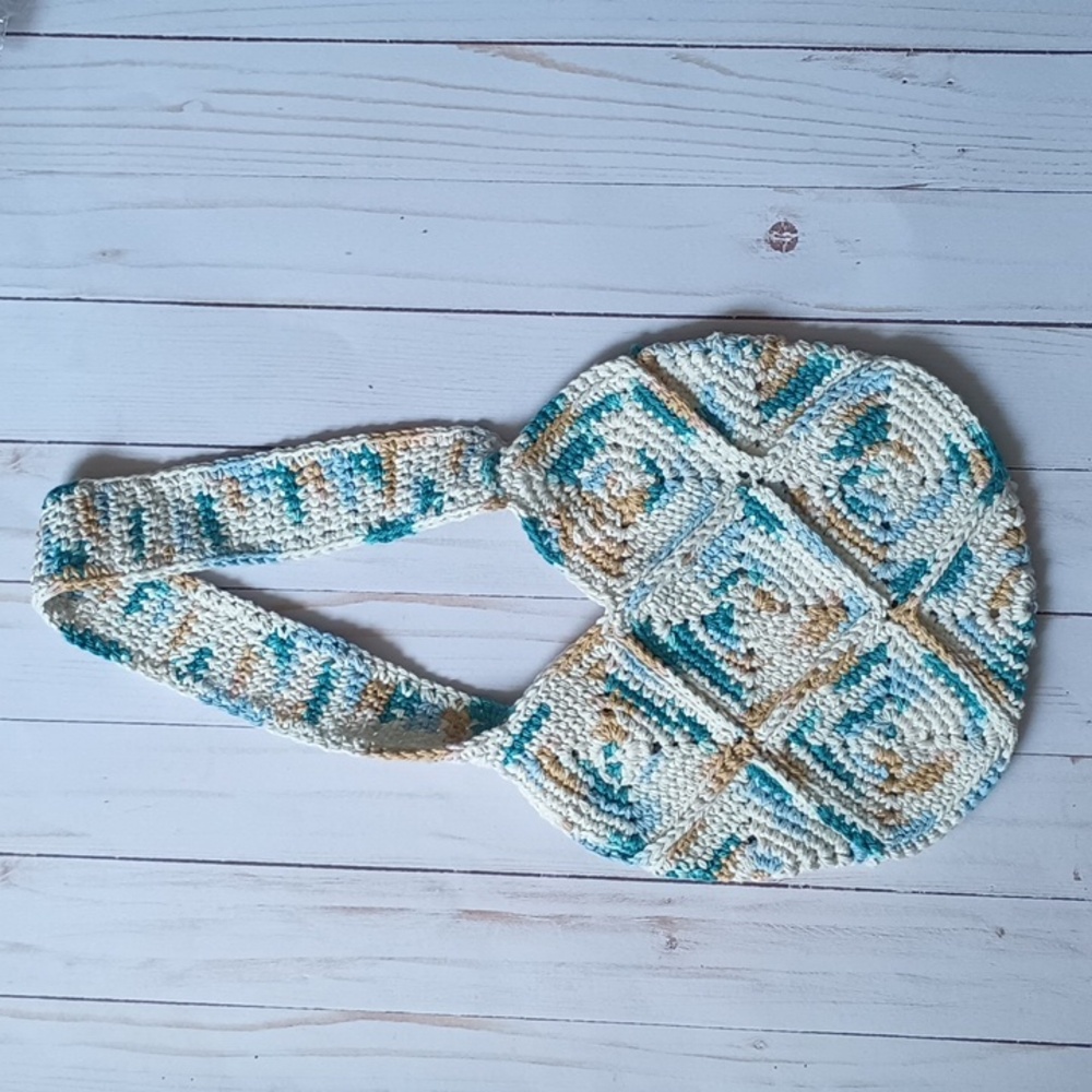 Handmade Grannysquare Boho Bag